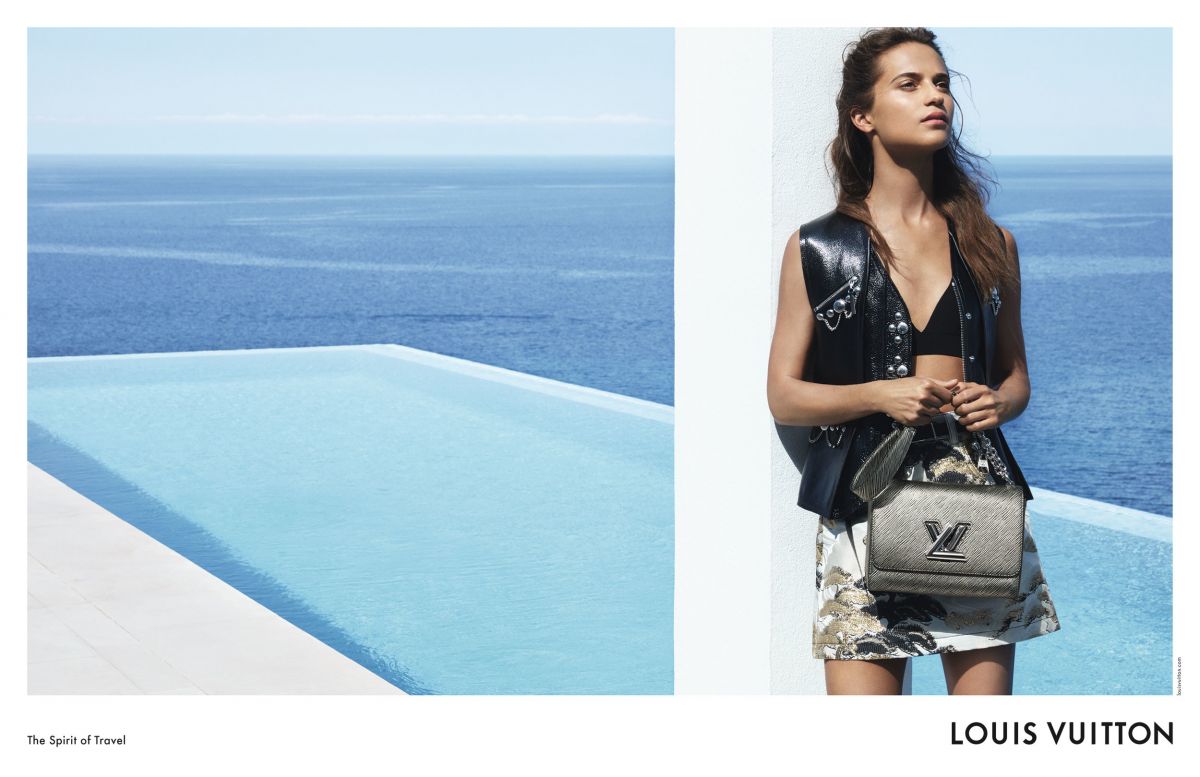 ALICIA VIKANDER for Louis Vuitton’s The Spirit of Travel 2018 Cruise Collection Campaign ...