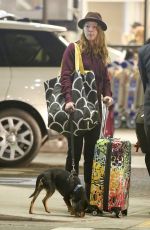 ALICIA WITT at LAX Airport in Los Angeles 11/19/2017