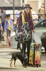 ALICIA WITT at LAX Airport in Los Angeles 11/19/2017