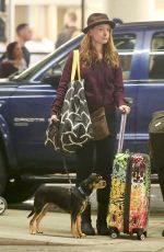 ALICIA WITT at LAX Airport in Los Angeles 11/19/2017