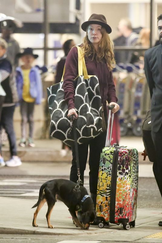 ALICIA WITT at LAX Airport in Los Angeles 11/19/2017