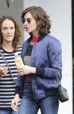 ALISON BRIE Out and About in Los Angeles 11/03/2017
