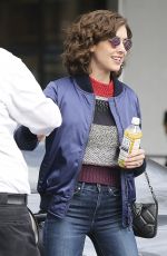 ALISON BRIE Out and About in Los Angeles 11/03/2017