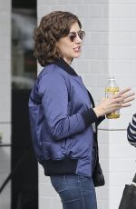 ALISON BRIE Out and About in Los Angeles 11/03/2017