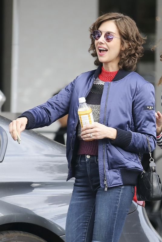 ALISON BRIE Out and About in Los Angeles 11/03/2017