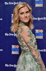 ALLISON WILLIAMS at 2017 IFP Gotham Independent Film Awards in New York 11/27/2017