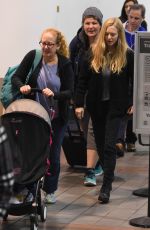 AMANDA SEYFRIED at LAX Airport in Los Angeles 11/27/2017