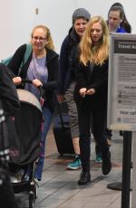 AMANDA SEYFRIED at LAX Airport in Los Angeles 11/27/2017
