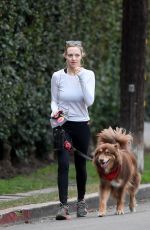 AMANDA SEYFRIED Out with Her Dog in West Hollywood 11/29/2017