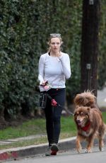 AMANDA SEYFRIED Out with Her Dog in West Hollywood 11/29/2017