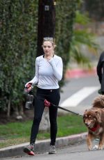 AMANDA SEYFRIED Out with Her Dog in West Hollywood 11/29/2017