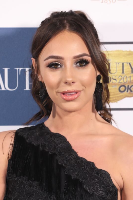 AMBER DOWDING at OK! Magazine Beauty Awards in London 11/28/2017