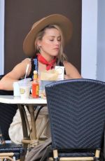 AMBER HEARD and Elon Musk out for Breakfast at Sweet Butter Kitchen in Sherman Oaks 11/17/2017