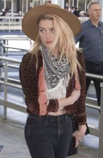 AMBER HEARD at Airport in Sydney 11/15/2017