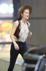 AMBER HEARD at Los Angeles International Airport 11/16/2017