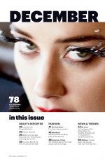 AMBER HEARD in Allure Magazine December 2017 Issue