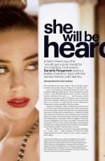 AMBER HEARD in Allure Magazine December 2017 Issue
