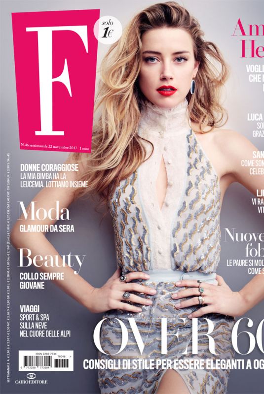 AMBER HEARD on the Cover of F Magazine, November 22nd 2017