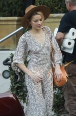 AMBER HEARD Out and About in Hollywood 11/18/2017