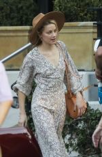 AMBER HEARD Out and About in Hollywood 11/18/2017