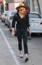 AMBER HEARD Out for Lunch in West Hollywood 11/10/2017