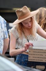 AMBER HEARD Out Shopping at Pasadena Flea Market 11/12/2017