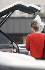 AMBER HEARD Shopping at Farmer
