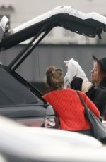 AMBER HEARD Shopping at Farmer