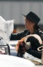 AMBER HEARD Shopping at Farmer