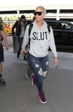AMBER ROSE Arrives at Los Angeles International Airport 11/03/2017