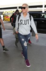 AMBER ROSE Arrives at Los Angeles International Airport 11/03/2017