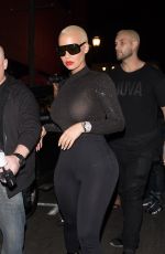 AMBER ROSE Arrives to Project LA in Hollywood 11/01/2017