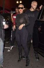 AMBER ROSE Arrives to Project LA in Hollywood 11/01/2017
