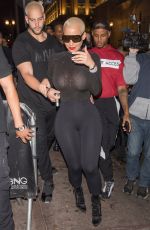 AMBER ROSE Arrives to Project LA in Hollywood 11/01/2017