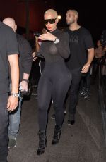 AMBER ROSE Arrives to Project LA in Hollywood 11/01/2017
