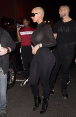 AMBER ROSE Arrives to Project LA in Hollywood 11/01/2017