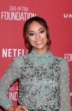 AMBER STEVENS at Sag-Aftra Foundation Patron of the Artists Awards in Beverly Hills 11/09/2017