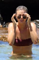 AMY PEJKOVIC in Bikini at Balmoral Beach in Sydney 11/26/2017