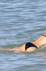 ANA GALKOVA in Bikini on the Beach in Miami 11/19/2017
