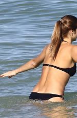 ANA GALKOVA in Bikini on the Beach in Miami 11/19/2017