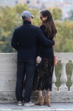 ANA IVANOVIC and Bastian Schweinsteiger on Vacation in Rome 11/11/2017