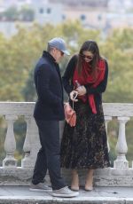 ANA IVANOVIC and Bastian Schweinsteiger on Vacation in Rome 11/11/2017