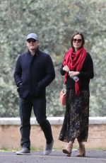 ANA IVANOVIC and Bastian Schweinsteiger on Vacation in Rome 11/11/2017