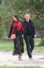 ANA IVANOVIC and Bastian Schweinsteiger on Vacation in Rome 11/11/2017