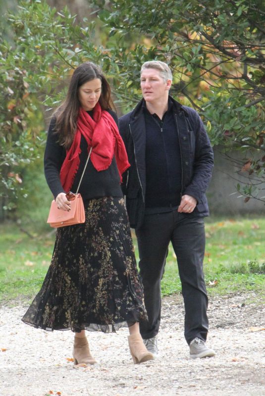 ANA IVANOVIC and Bastian Schweinsteiger on Vacation in Rome 11/11/2017