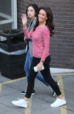 ANDREA MCLEAN Leaves ITV Studio in London 11/08/2017
