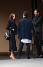 ANGELINA JOLIE Arrives at a Studio in Hollywood 11/12/2017