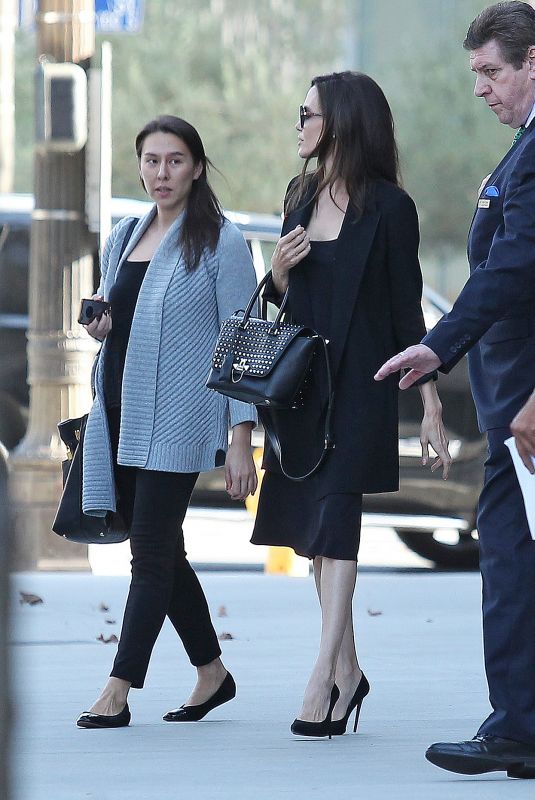 ANGELINA JOLIE Out in Los Angeles 11/10/2017