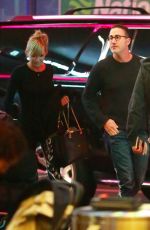 ANNA FARIS and Michael Barrett at LAX Airport in Losa Angeles 11/11/2017