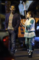 ANNA KENDRICK on the Set of Noelle in Vancouver 11/17/2017